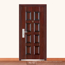 Классическая дизайн высококачественная входная стальная металлическая дверь дверь спальни спальни